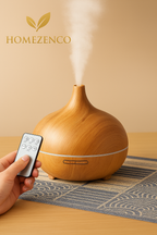 Diffuseur d'Huiles Essentielles 500 ml – LED 7 Couleurs & Brumisation Fine